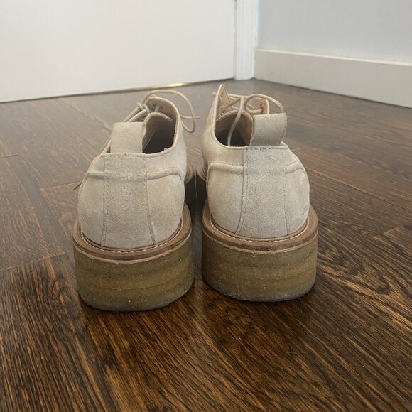 AMI Paris beige derby shoes - 11 US main image 6
